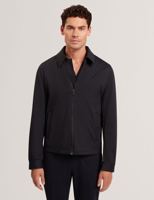 Ted Baker WESTTIN Harrington Softshell Fleece Jacket NAVY