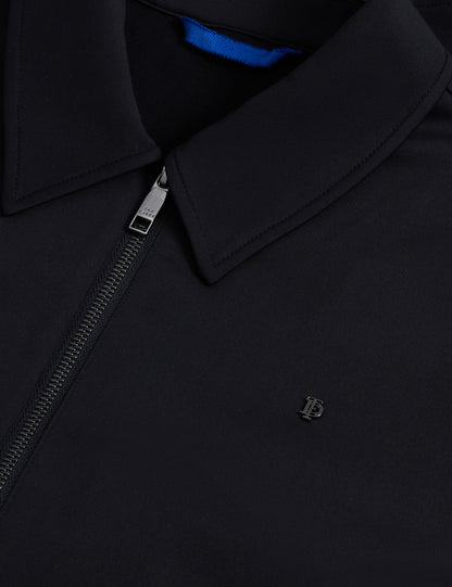 Ted Baker WESTTIN Harrington Softshell Fleece Jacket NAVY