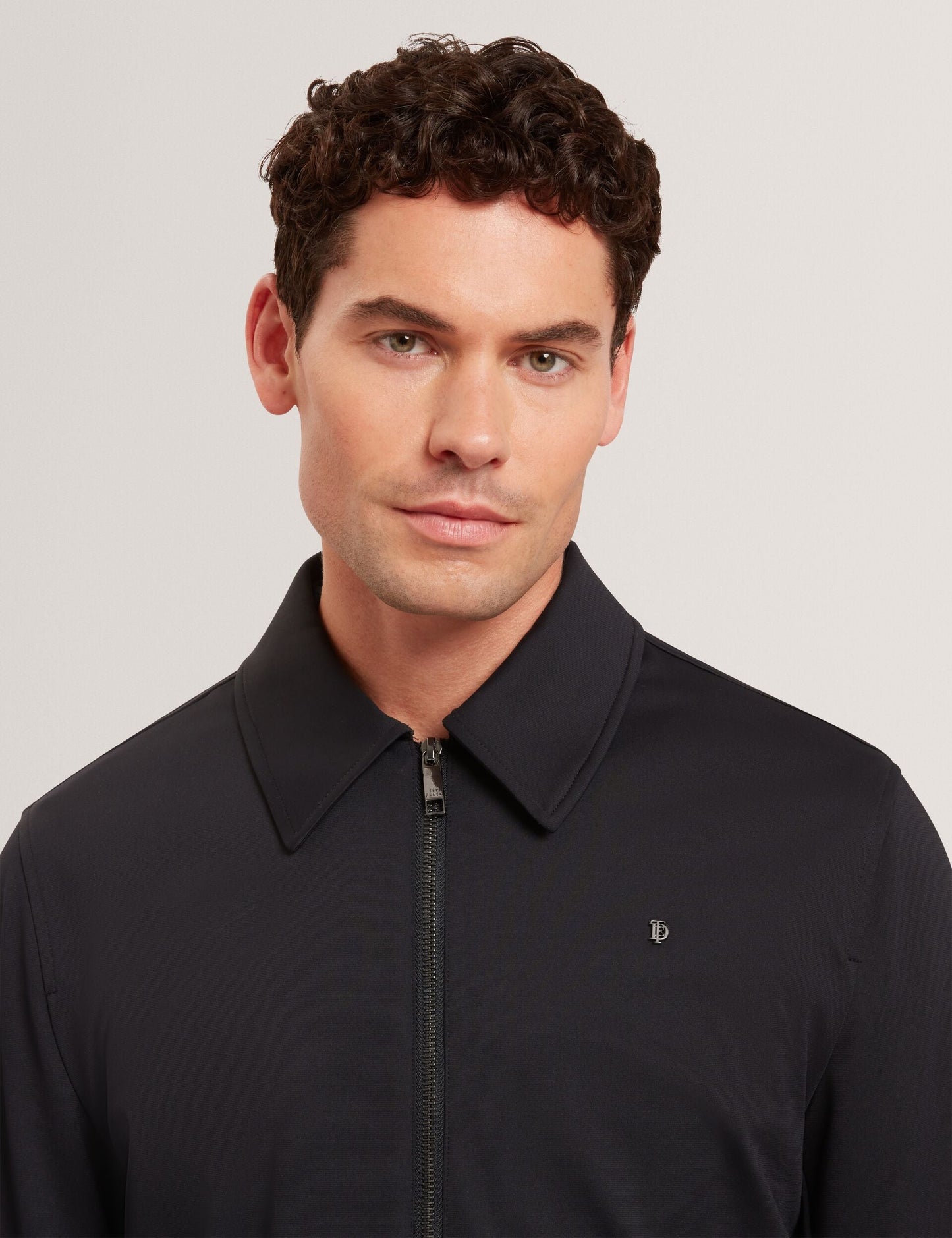 Ted Baker WESTTIN Harrington Softshell Fleece Jacket NAVY