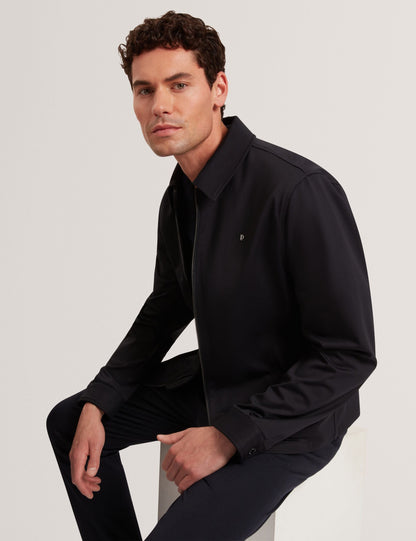 Ted Baker WESTTIN Harrington Softshell Fleece Jacket NAVY