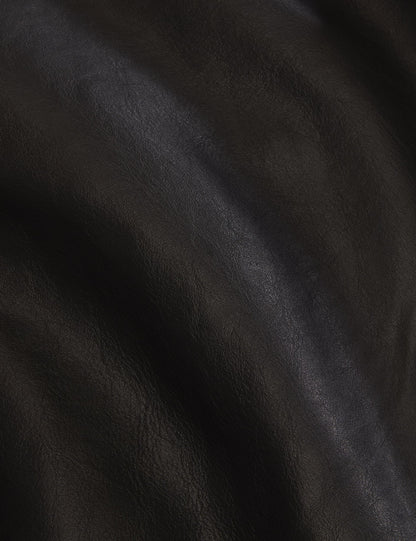 Ted Baker WHISTLER - Leather Bomber Jacket BLACK