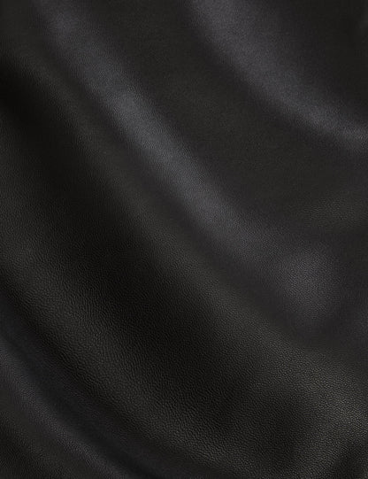 Ted Baker WAGGONER - Leather Bomber Jacket BLACK
