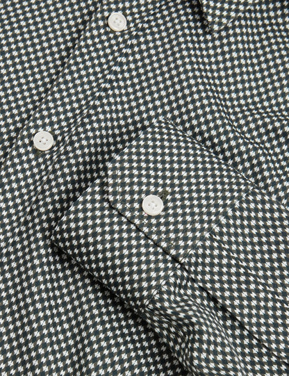 Ted Baker JOZEF Slim Fit Micro Geometric Print Shirt KHAKI