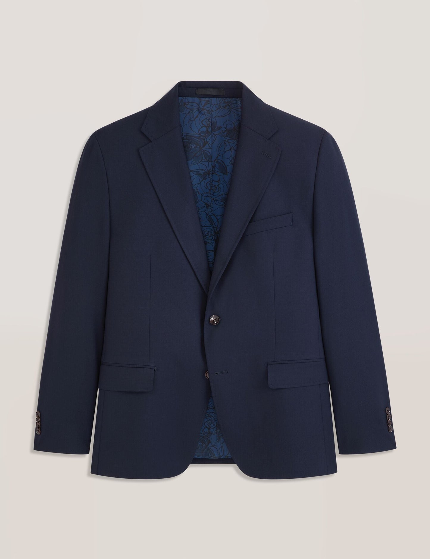Ted Baker WRIGHT-BENGALINE - Bengaline Suit Jacket NAVY