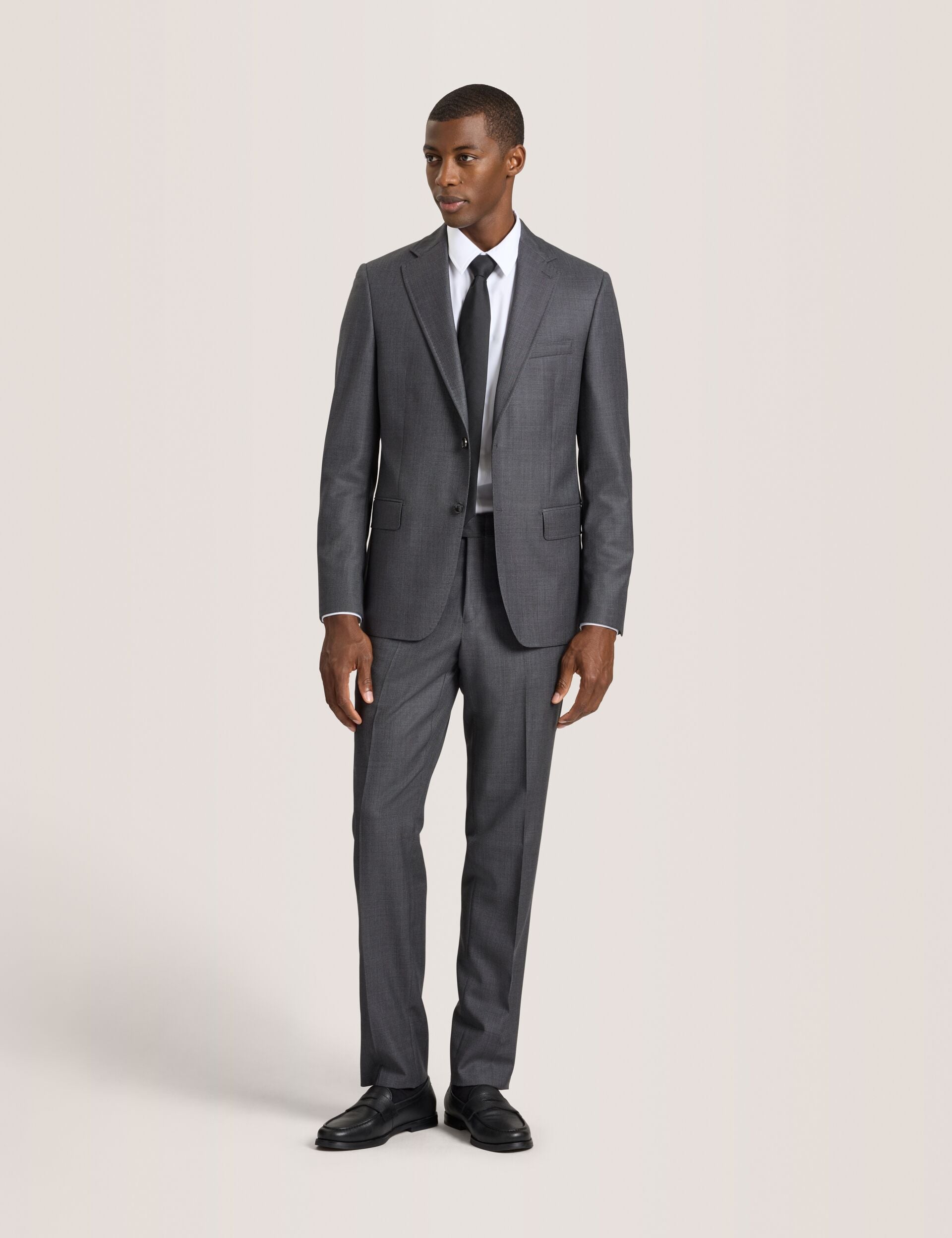 Ted Baker WRIGHT-BIRDSEYE - Birdseye Suit Jacket GREY