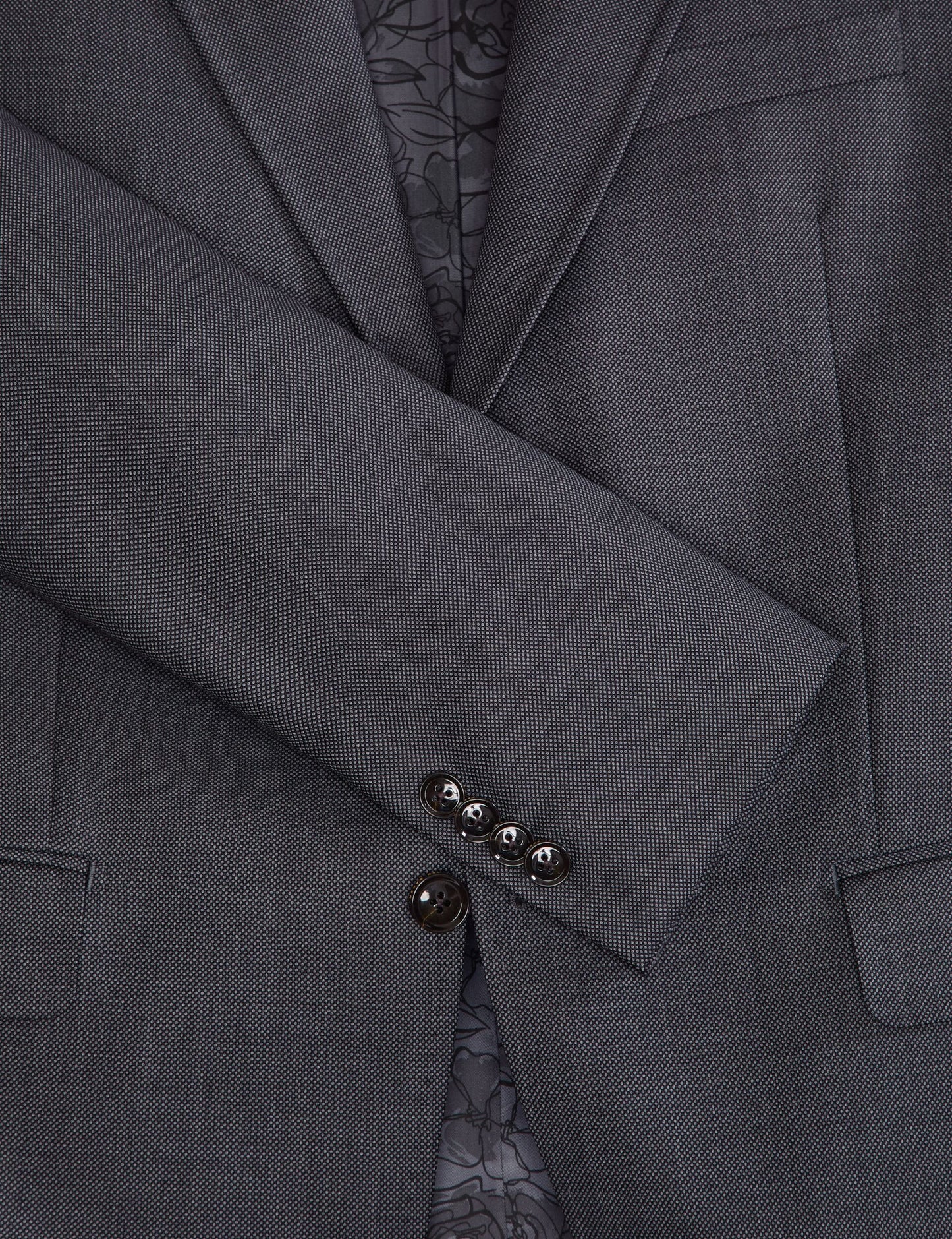 Ted Baker WRIGHT-BIRDSEYE - Birdseye Suit Jacket GREY