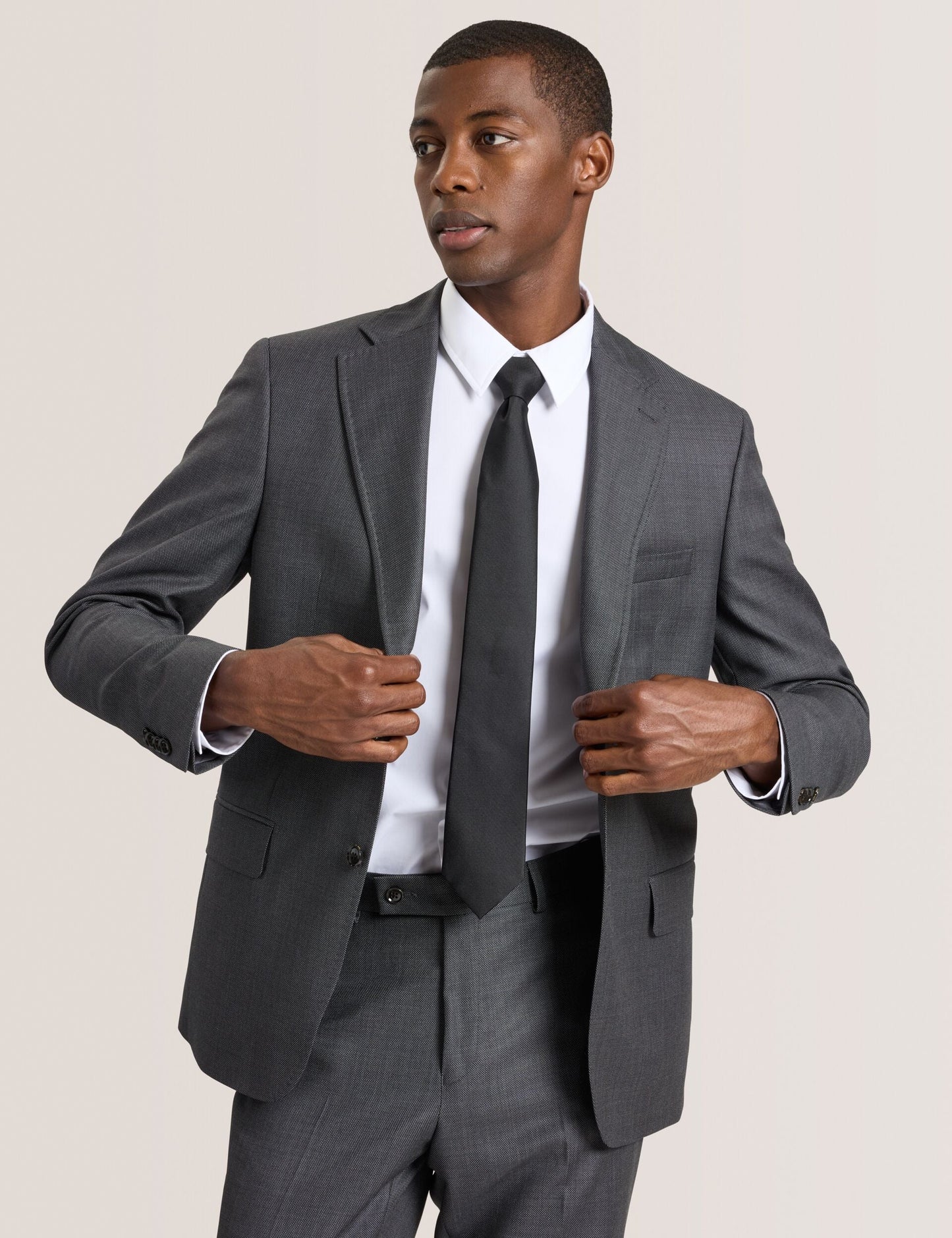 Ted Baker WRIGHT-BIRDSEYE - Birdseye Suit Jacket GREY