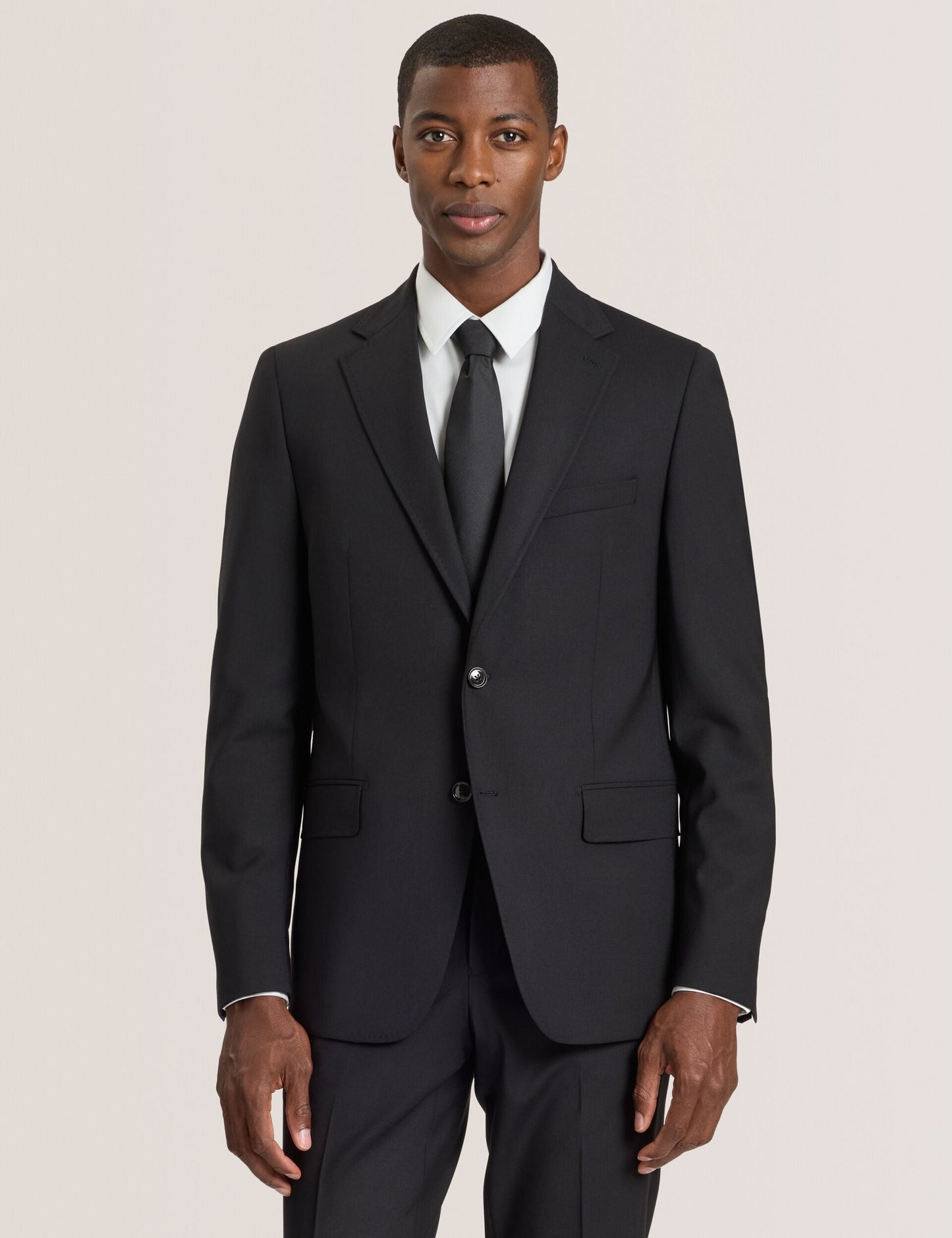 Ted Baker WRIGHT-BENGALINE - Bengaline Suit Jacket BLACK
