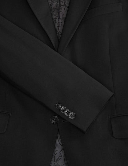 Ted Baker WRIGHT-BENGALINE - Bengaline Suit Jacket BLACK