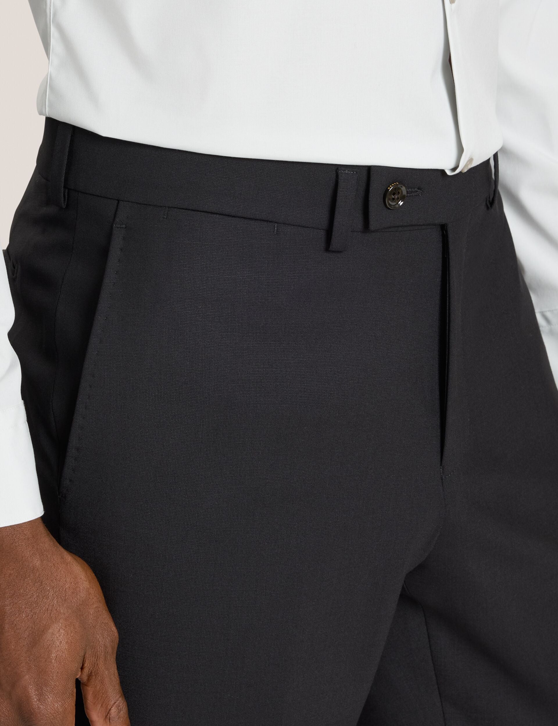 Ted Baker WINTER-BENGALINE - Bengaline Suit Pant BLACK