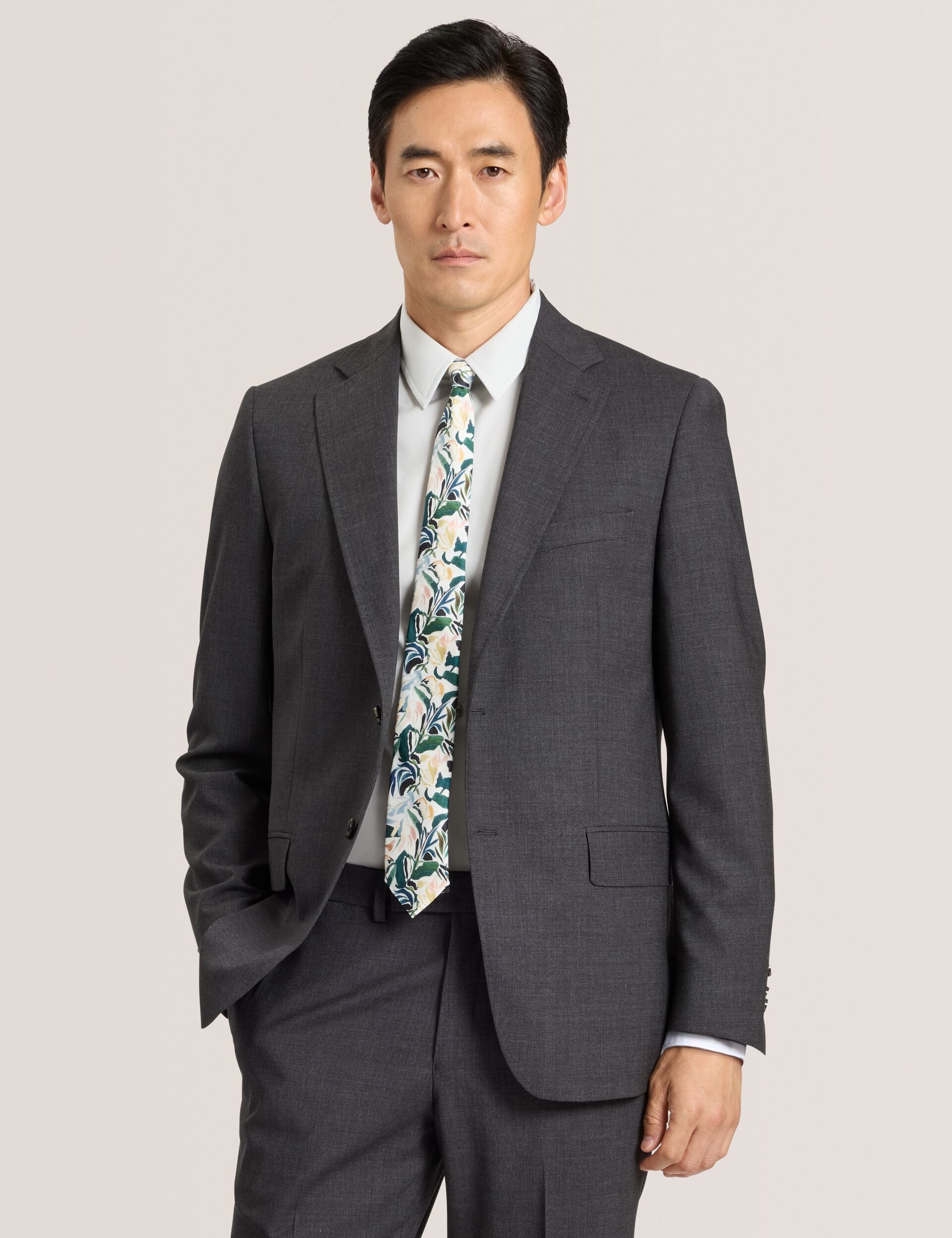 Ted Baker WRIGHT-BENGALINE - Bengaline Suit Jacket GREY