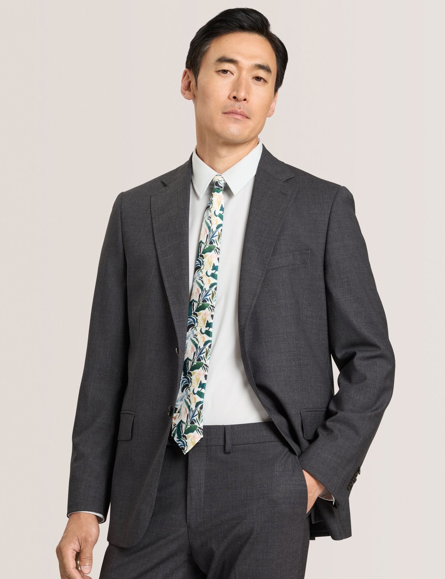 Ted Baker WRIGHT-BENGALINE - Bengaline Suit Jacket GREY