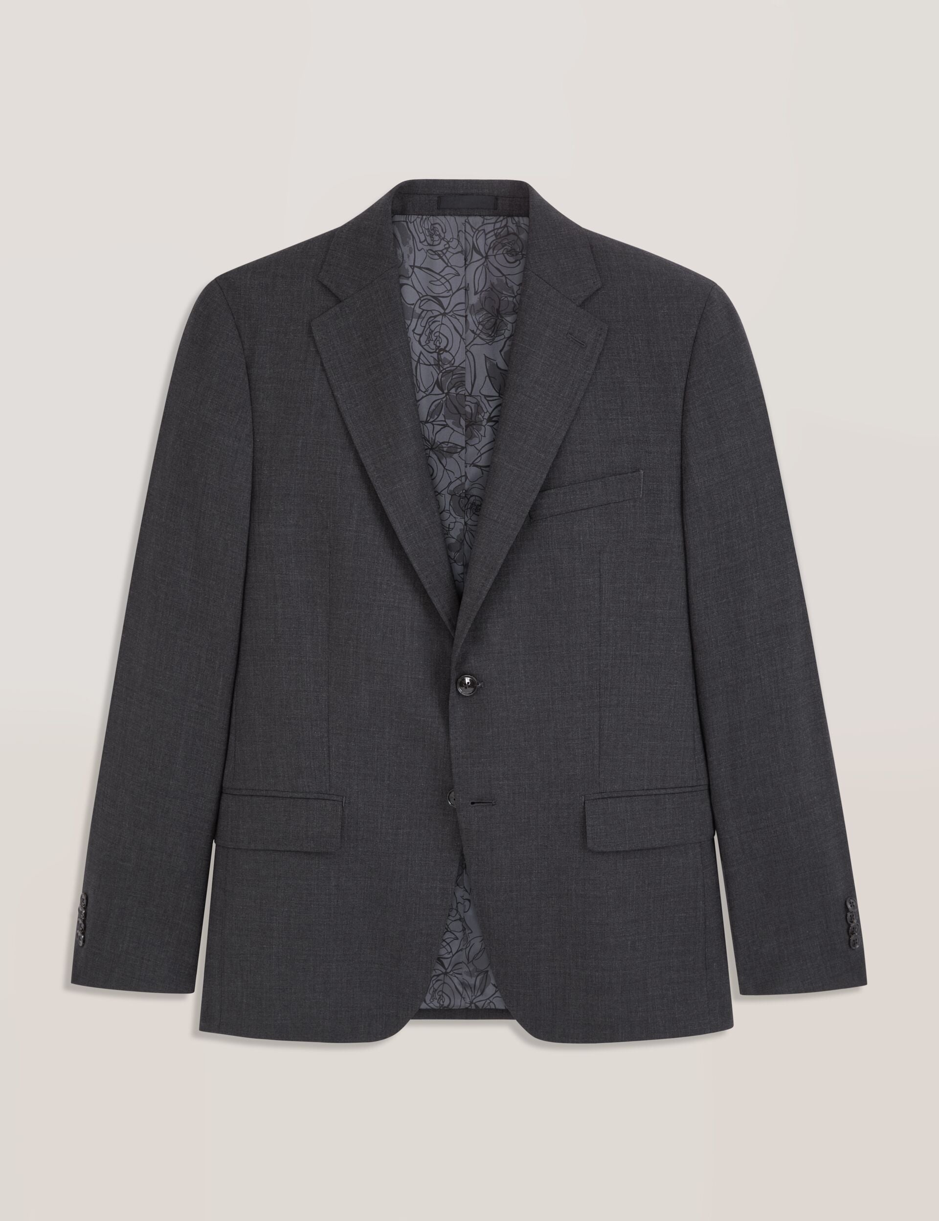 Ted Baker WRIGHT-BENGALINE - Bengaline Suit Jacket GREY