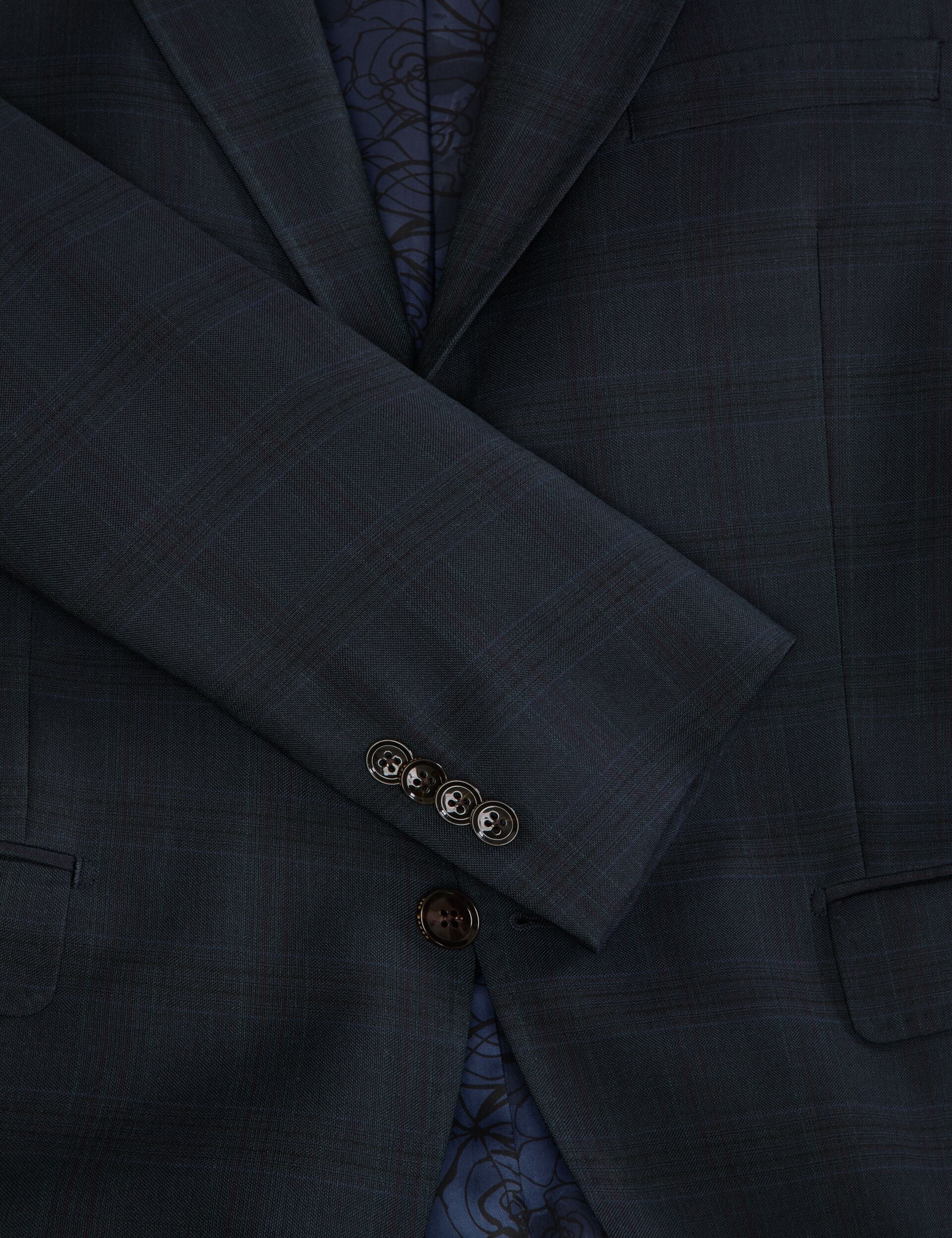 Ted Baker WRIGHT-PLAID - Plaid Suit Jacket DARK GREEN