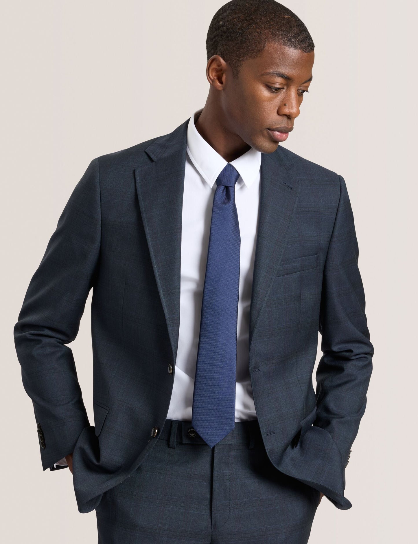 Ted Baker WRIGHT-PLAID - Plaid Suit Jacket DARK GREEN
