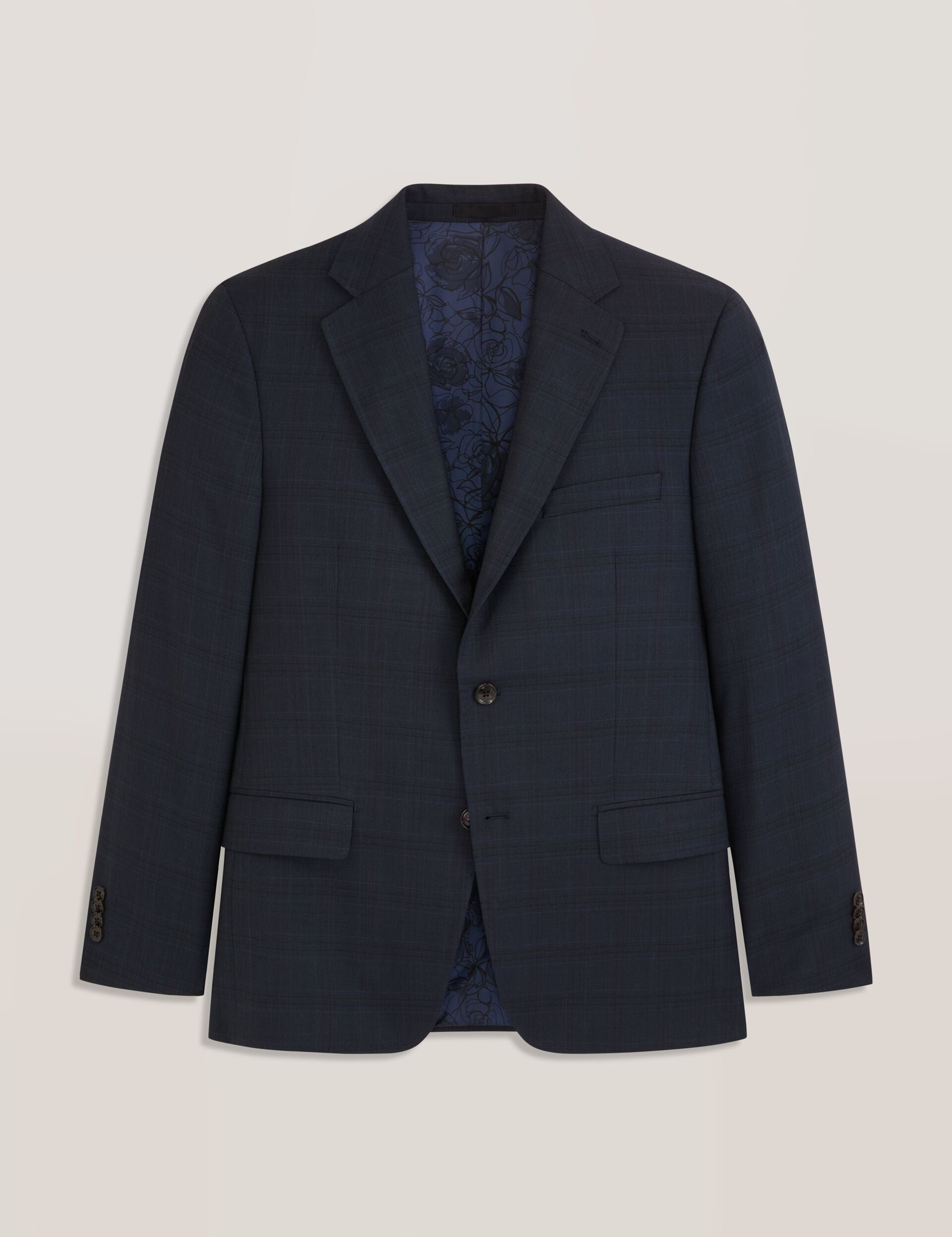 Ted Baker WRIGHT-PLAID - Plaid Suit Jacket DARK GREEN