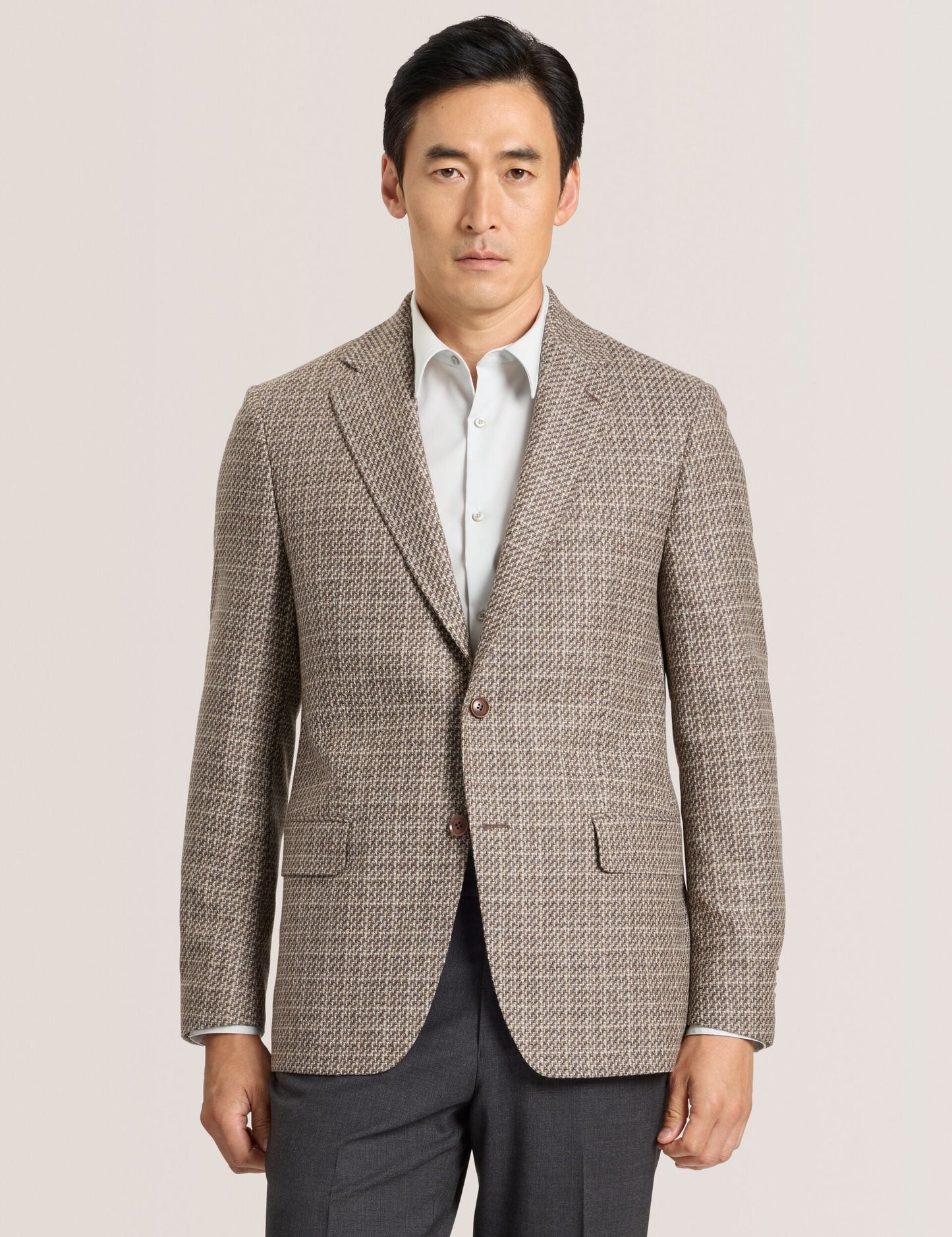 Ted Baker WELLINGTON - Weave Suit Jacket TAN