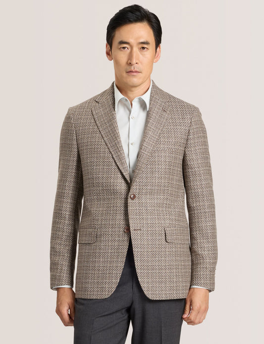 Ted Baker WELLINGTON - Weave Suit Jacket TAN