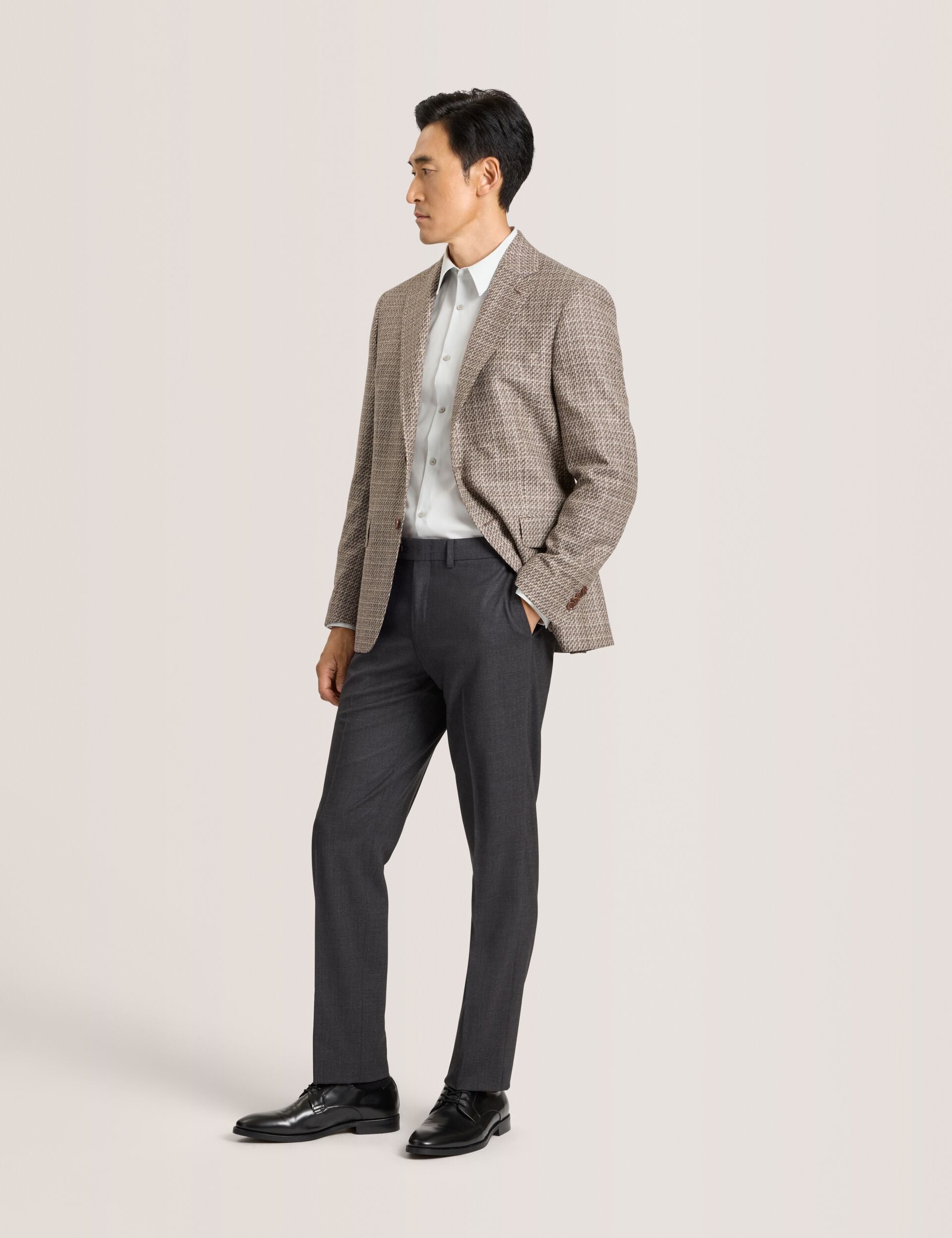 Ted Baker WELLINGTON - Weave Suit Jacket TAN