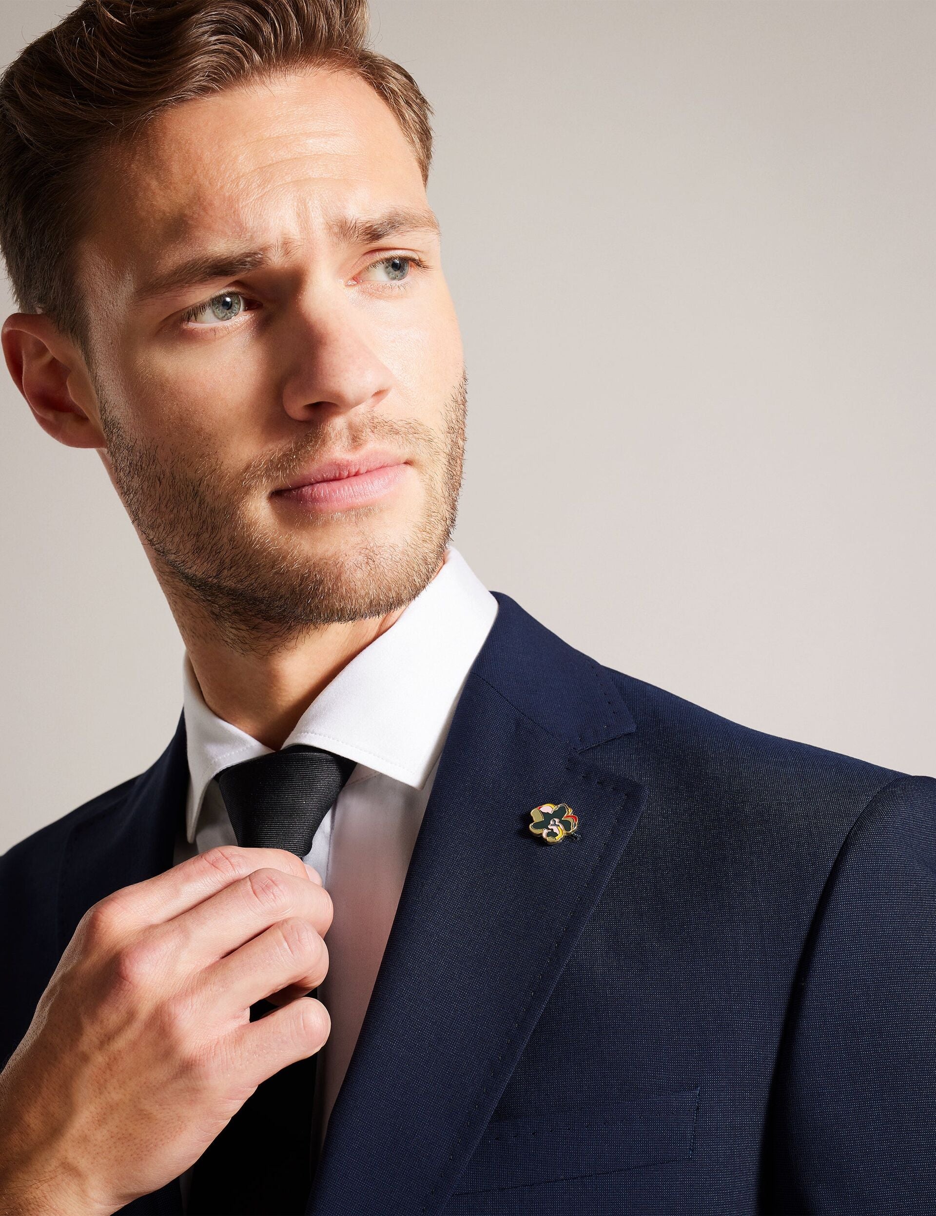 Ted Baker CLASSIC - Wool Suit Jacket MID BLUE