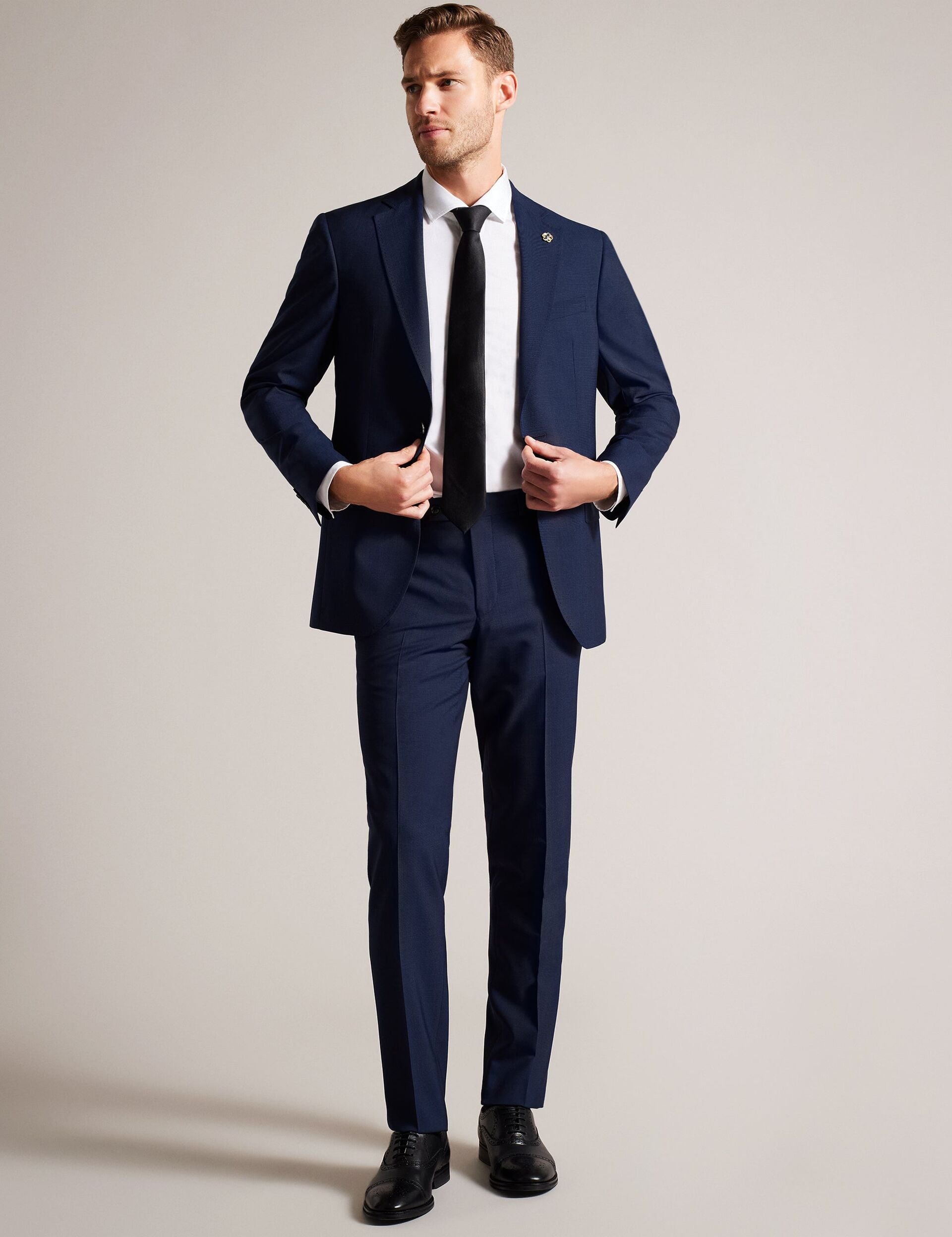 Ted Baker CLASSIC - Wool Suit Jacket MID BLUE