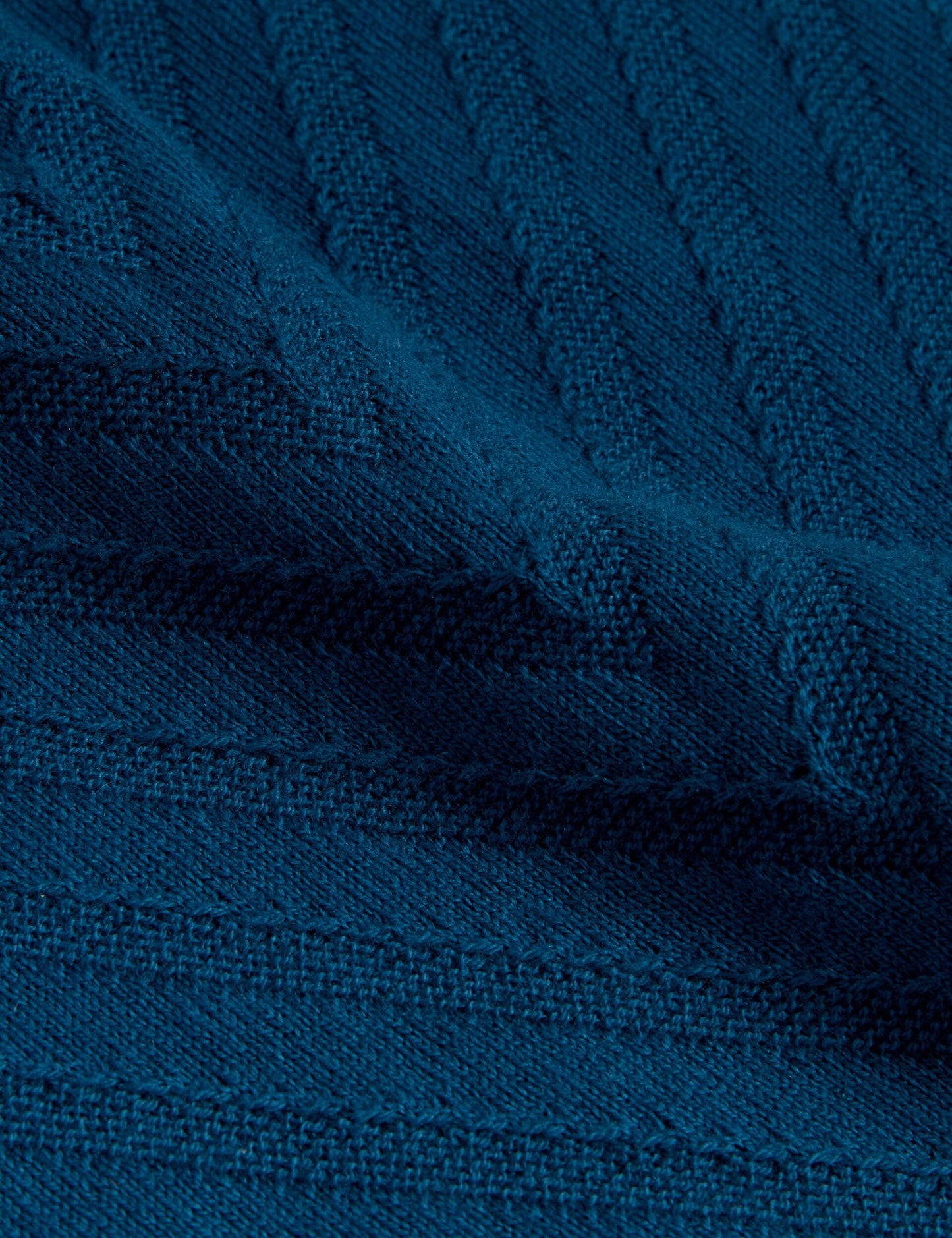 Ted Baker CHAPAL Chevron Texture Knit Short Sleeve Polo DARK BLUE
