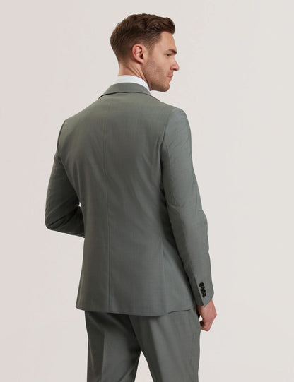 Ted Baker ROGERLY - Slim Fit Sage Green Wool Suit Jacket GREEN