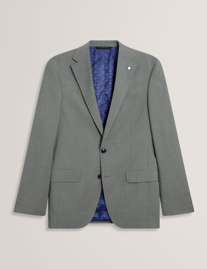 Ted Baker ROGERLY - Slim Fit Sage Green Wool Suit Jacket GREEN