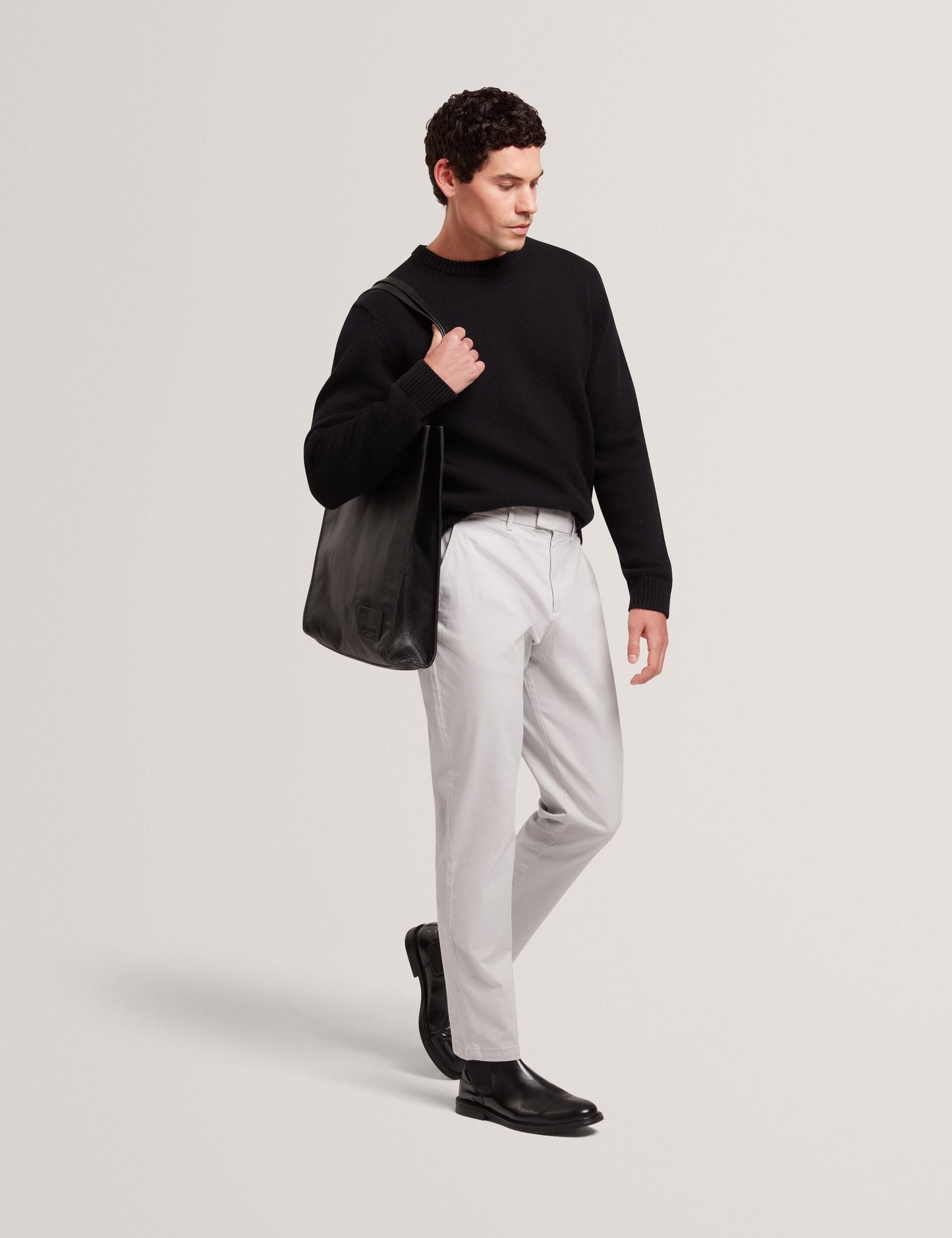 Ted Baker HOWETON Slim Fit Stretch Cotton Chinos LIGHT GREY