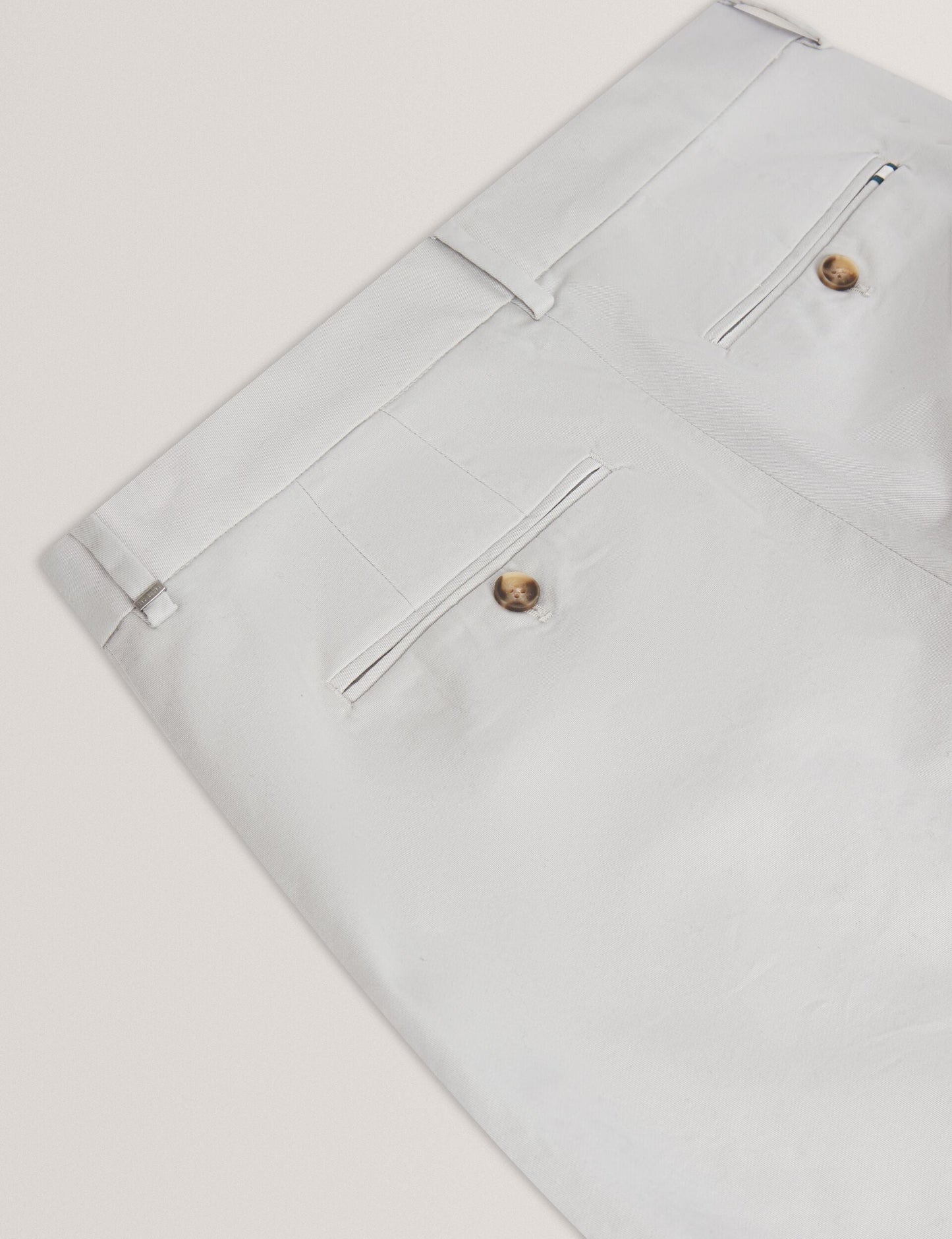 Ted Baker HOWETON Slim Fit Stretch Cotton Chinos LIGHT GREY