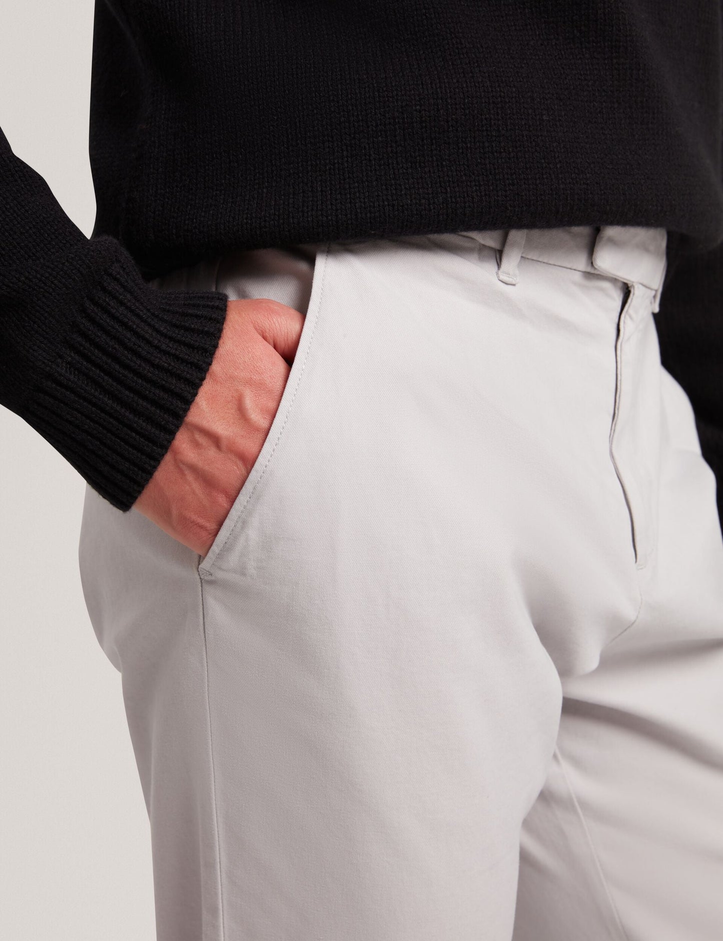 Ted Baker HOWETON Slim Fit Stretch Cotton Chinos LIGHT GREY