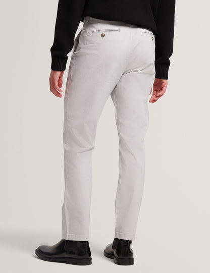 Ted Baker HOWETON Slim Fit Stretch Cotton Chinos LIGHT GREY