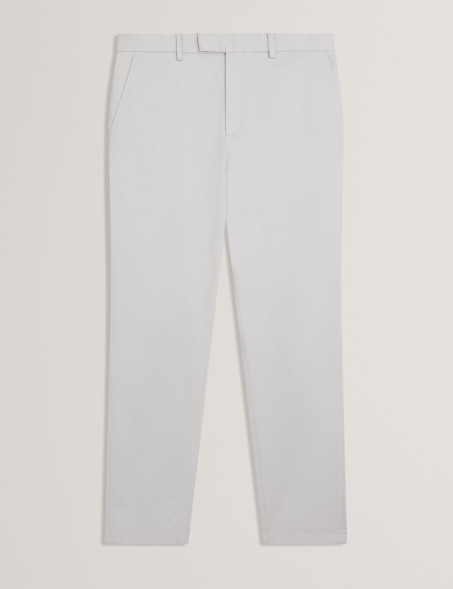Ted Baker HOWETON Slim Fit Stretch Cotton Chinos LIGHT GREY