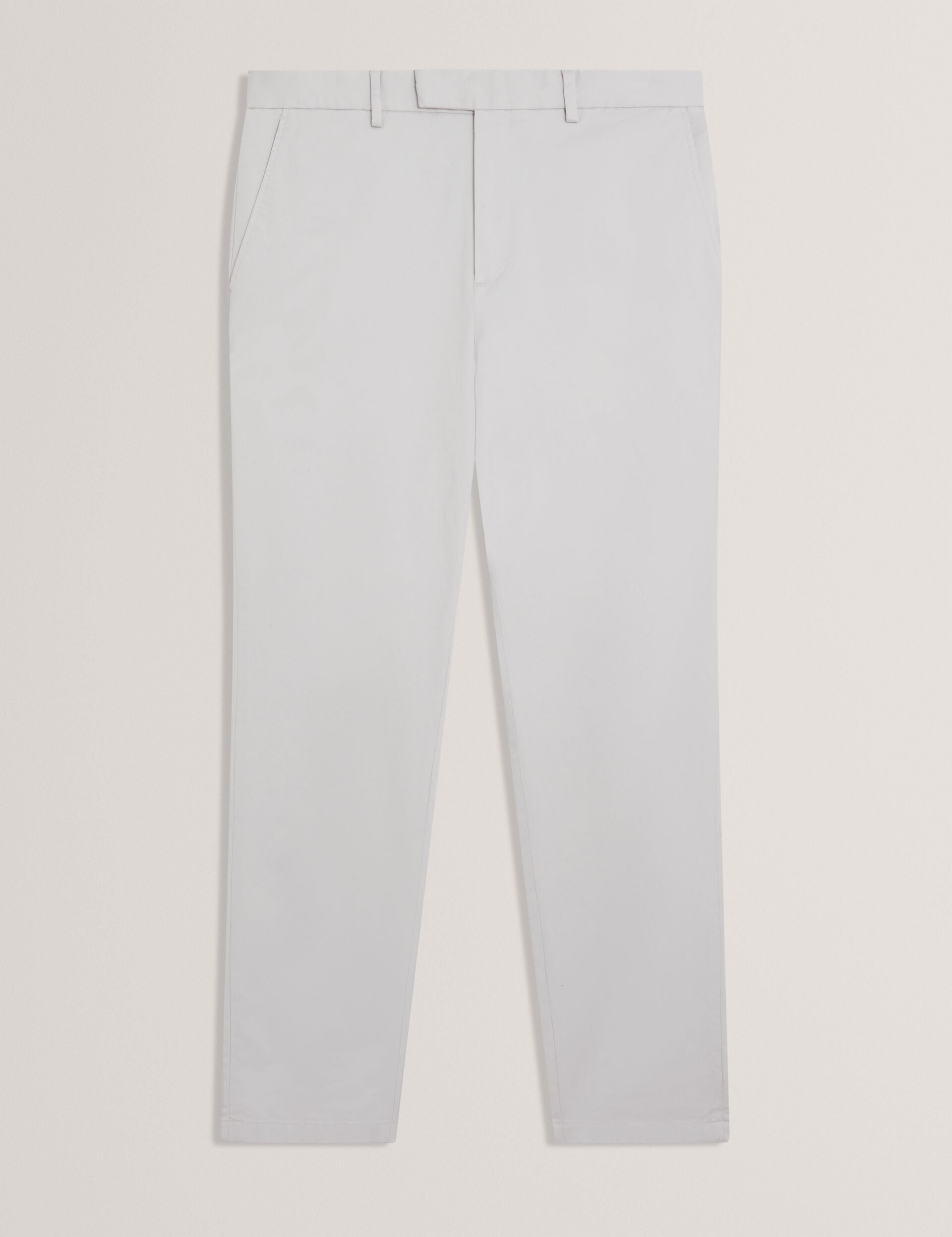 Ted Baker HOWETON Slim Fit Stretch Cotton Chinos LIGHT GREY