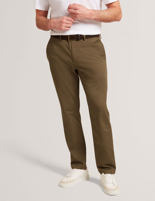 Ted Baker HOWETON Slim Fit Stretch Cotton Chinos KHAKI