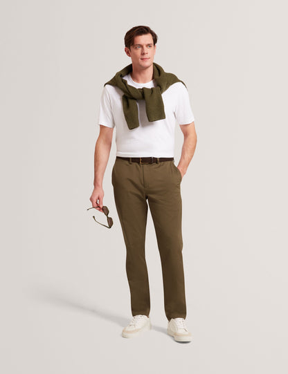 Ted Baker HOWETON Slim Fit Stretch Cotton Chinos KHAKI