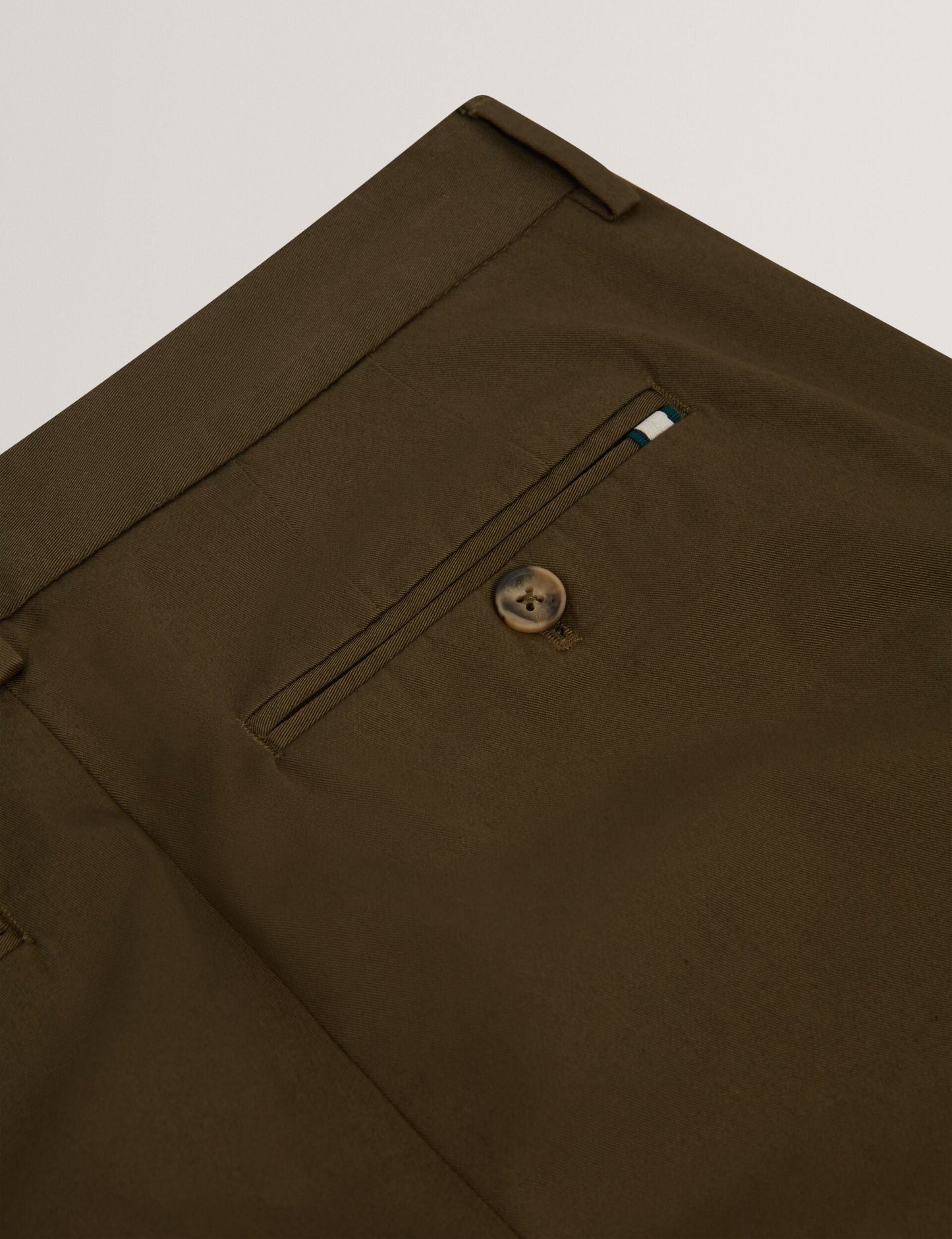 Ted Baker HOWETON Slim Fit Stretch Cotton Chinos KHAKI