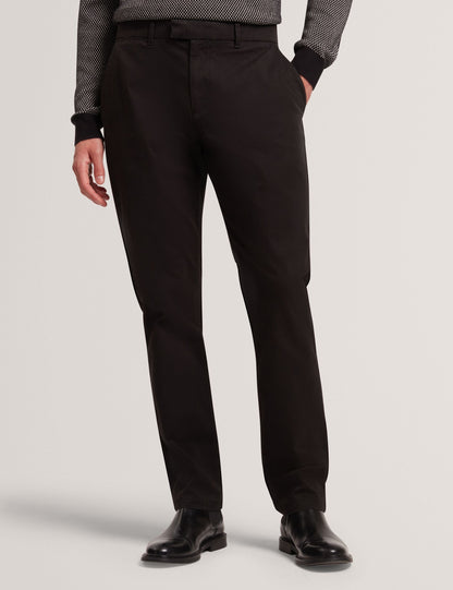 Ted Baker HOWETON Slim Fit Stretch Cotton Chinos BLACK