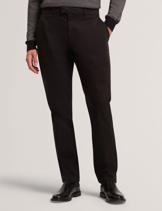 Ted Baker HOWETON Slim Fit Stretch Cotton Chinos BLACK