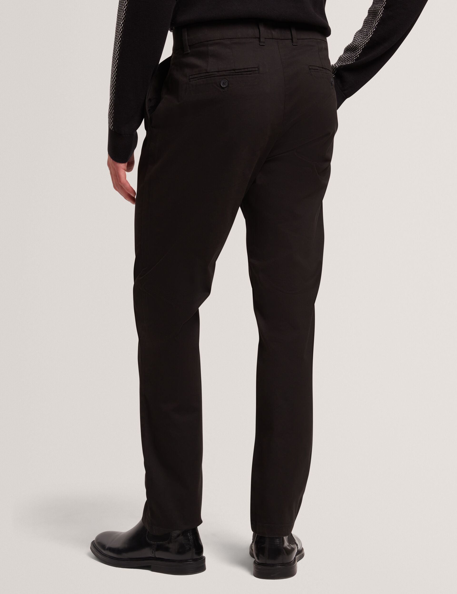 Ted Baker HOWETON Slim Fit Stretch Cotton Chinos BLACK