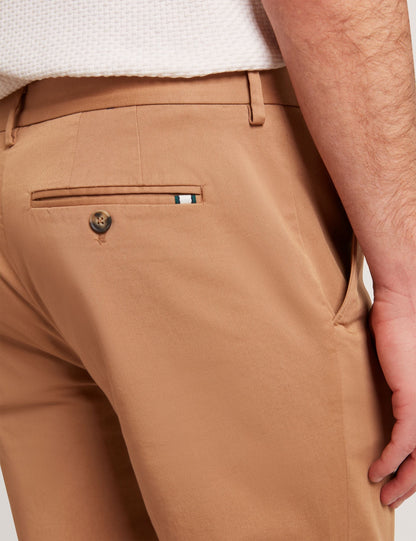 Ted Baker HOWETON Slim Fit Stretch Cotton Chinos TAN