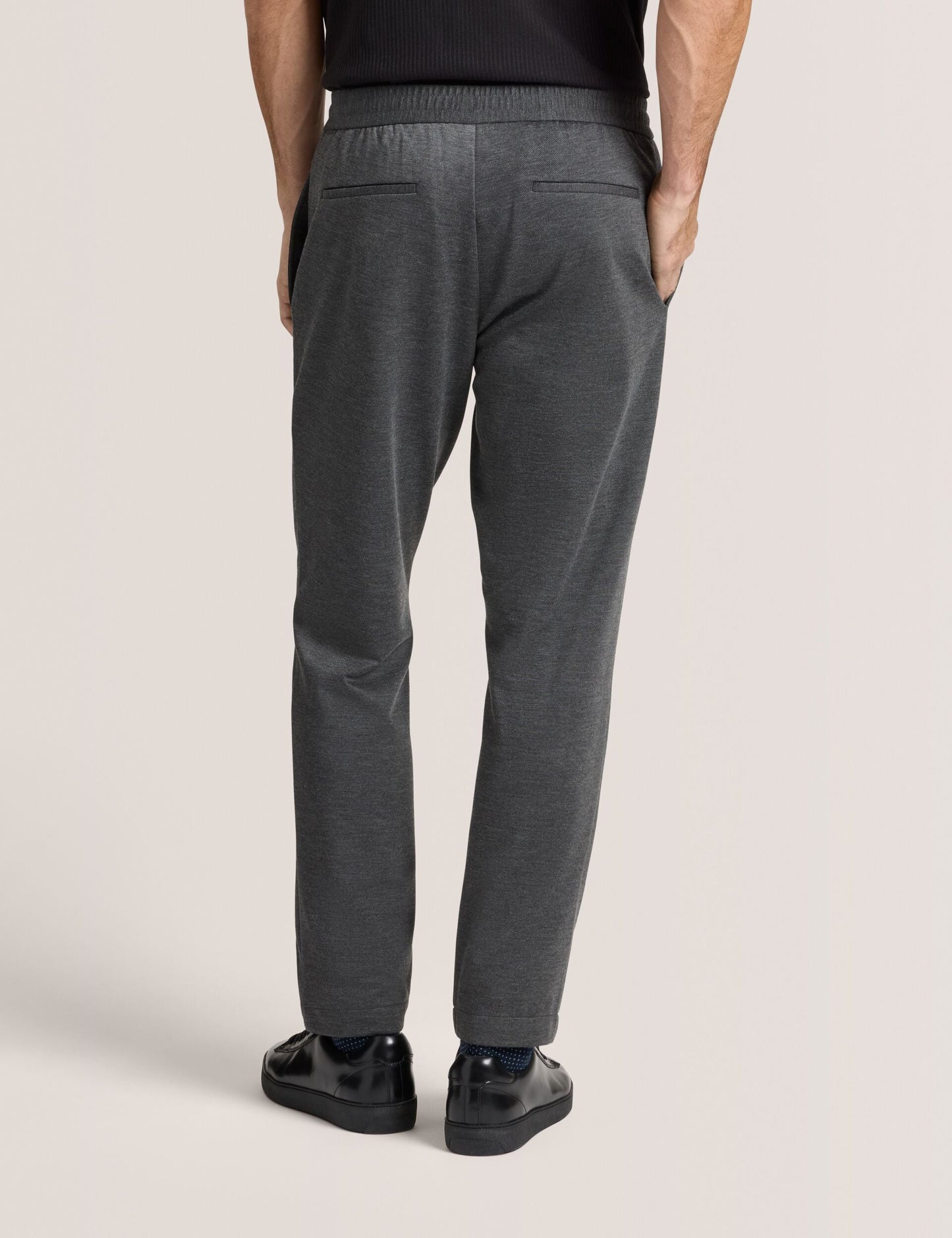 Ted Baker KNIT TWILL ELASTIC TROUSERS - Iron Gate Heather IRON GATE HEATHER