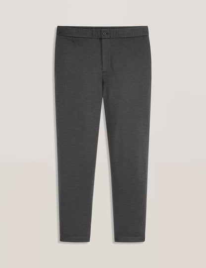 Ted Baker KNIT TWILL ELASTIC TROUSERS - Iron Gate Heather IRON GATE HEATHER