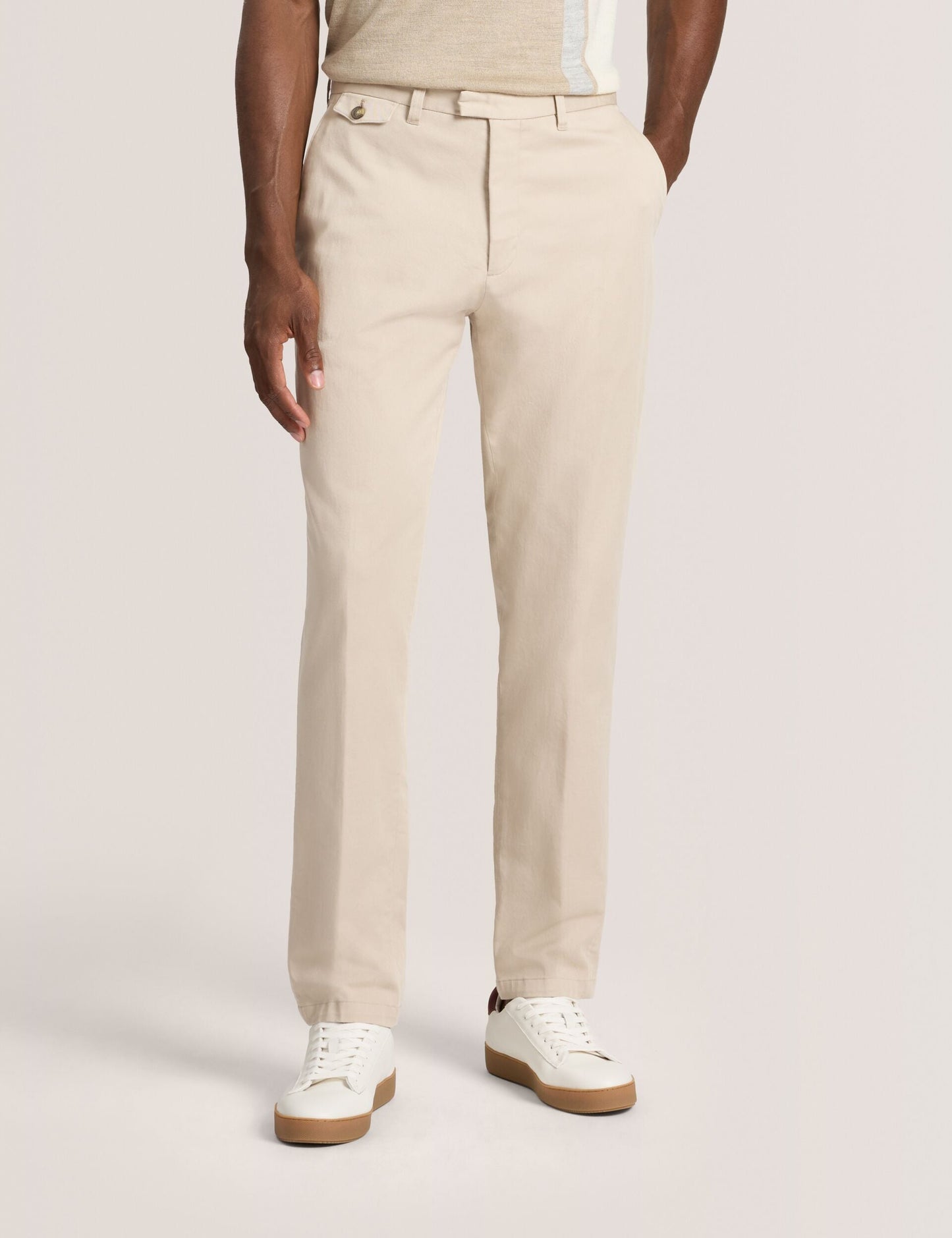 Ted Baker HEAVY TWILL CHINO - Oxford Tan TAN