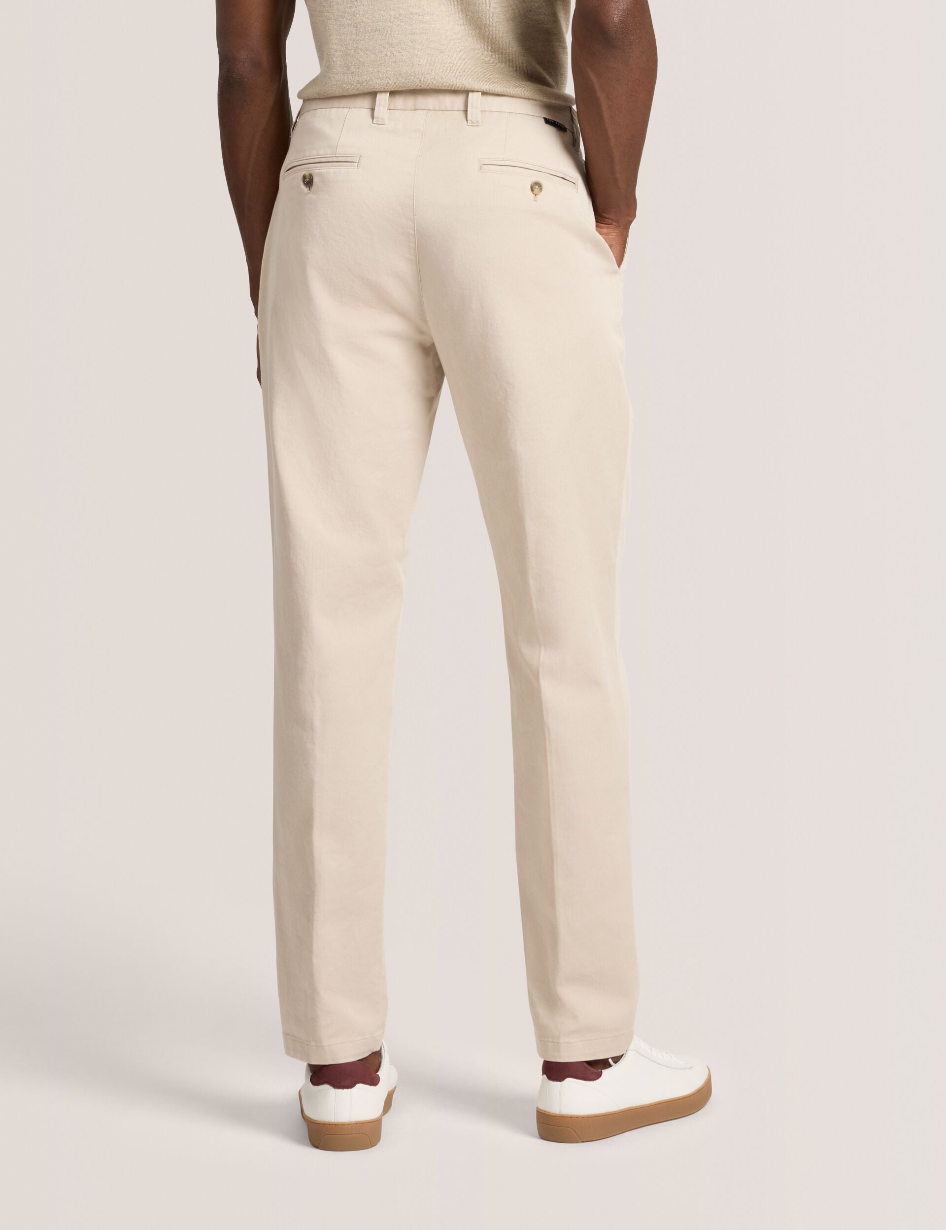 Ted Baker HEAVY TWILL CHINO - Oxford Tan TAN