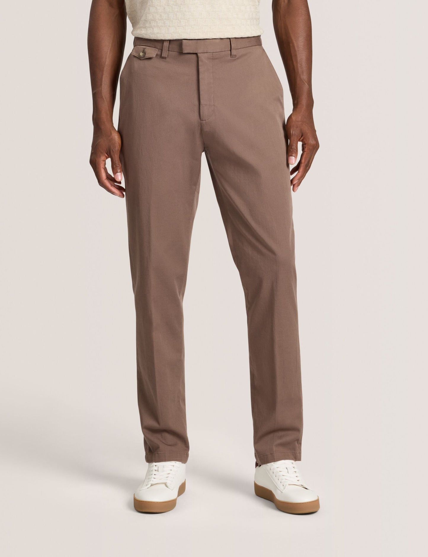 Ted Baker HEAVY TWILL CHINO - Coffee Liqueur BROWN