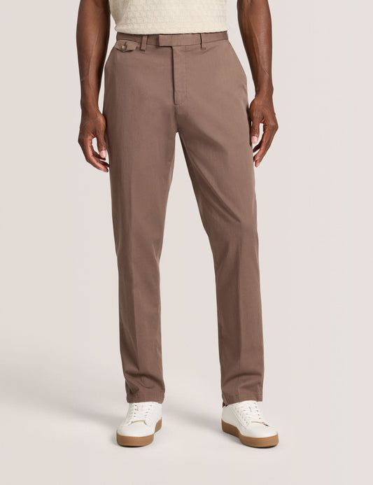 Ted Baker HEAVY TWILL CHINO - Coffee Liqueur BROWN