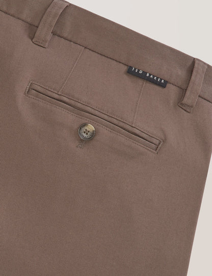 Ted Baker HEAVY TWILL CHINO - Coffee Liqueur BROWN