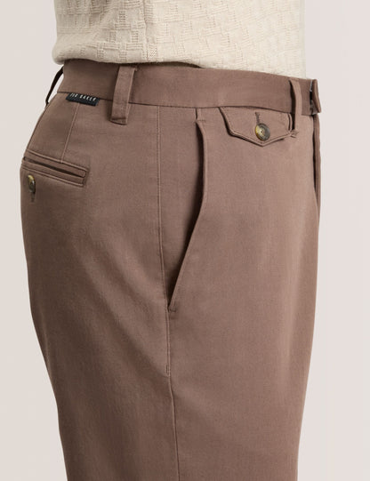 Ted Baker HEAVY TWILL CHINO - Coffee Liqueur BROWN