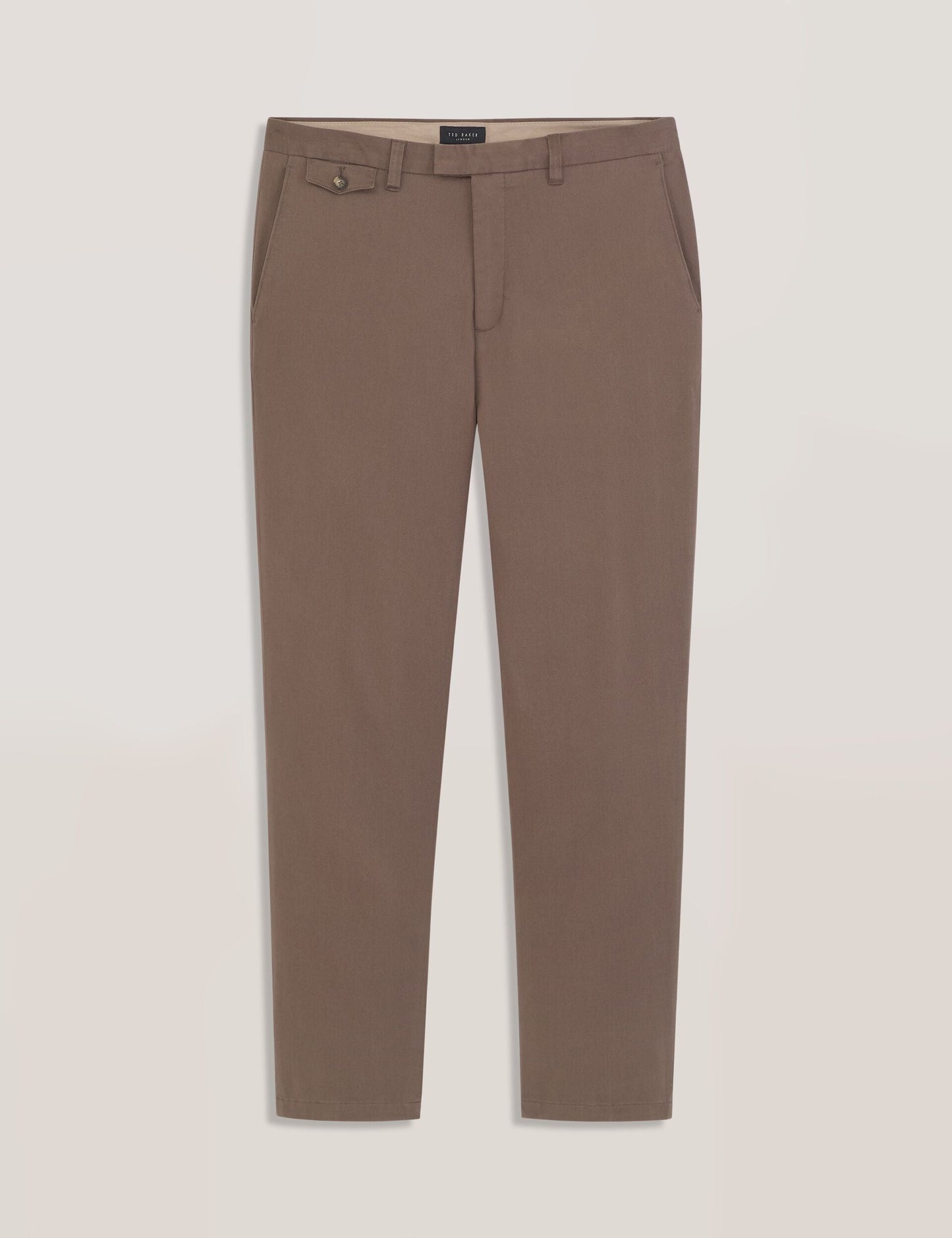 Ted Baker HEAVY TWILL CHINO - Coffee Liqueur BROWN